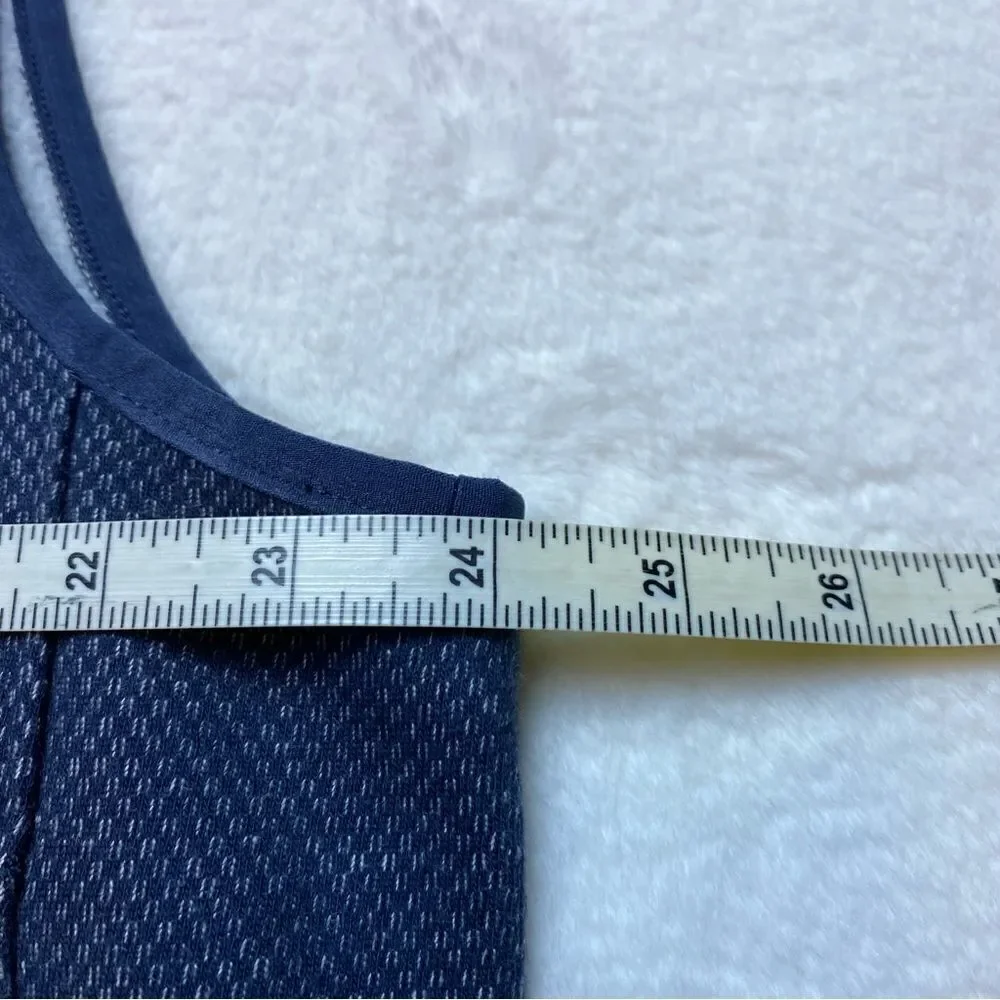 Duluth Trading Company Blue Threshold Fleece Vest Size Large